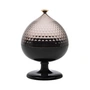 Kartell - Pumo Verre de rangement, Ø 21 cm, noir / fumè