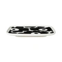 Marimekko - Oiva Unikko Plateau de service, 15 x 12 cm, blanc / noir