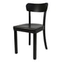 HANA - Frankfurter Chaise 2. 0., hêtre noir, laqué mat
