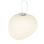 Foscarini - Gregg Suspension, grande, blanc / blanc (dimmable par TRIAC)