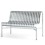 Hay - Palissade Dining Bench sans accoudoirs, hot galvanised