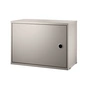 String - Module d'armoire avec porte, 58 x 30 cm, beige