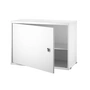 String - Module d'armoire avec porte, 58 x 30 cm, blanc