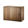 String - Module d'armoire avec porte, 58 x 30 cm, noyer