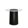 Fritz Hansen - Stub Table d'appoint, h 44,5 Ø 49 cm, noir cendré