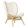 Umage - A Conversation Piece Tall Fauteuil, chêne / teddy blanc