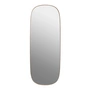 Muuto - Framed Mirror grand, rose / verre clair