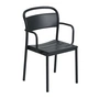 Muuto - Linear Steel Armchair, noir