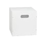 Nofred - Cube Boîte de rangement, blanc