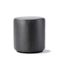 Fredericia - Mono Pouf Ø 39 cm, cuir 301 noir