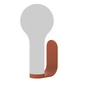 Fermob - Support mural pour lampe Aplô Outdoor, ocre rouge