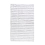 Zone Denmark - Soft Tiles Tapis de salle de bain, 80 x 50 cm, blanc