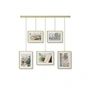 Umbra - Exhibit Jeu de 5 cadres photo, laiton mat