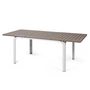 Nardi - Alloro 140 table à rallonge, tortora / bianco