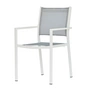 Fiam - Aria Fauteuil empilable, blanc / gris