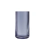 Lyngby Porcelæn - Vase en verre, H 15,5 cm, midnight blue
