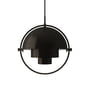 Gubi - Multi-Lite Lampe suspendue S, Ø 22,5 cm, laiton noir / noir