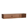Woud - Array Sideboard 150 cm, noyer (montage mural)
