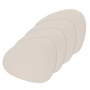 Lind DNA - Set de table Curve L, Nupo soft nude (lot de 4)
