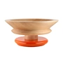 Alessi - Bol Twergi, Ø 30 cm, bois de tilleul naturel / orange