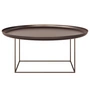 Norr11 - Duke Table basse, H 39 x Ø 90 cm, bronze