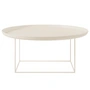 Norr11 - Duke Table basse, H 39 x Ø 90 cm, antique white