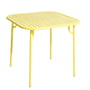 Petite Friture - Week-End Table, 85 x 85 cm / jaune