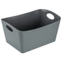 Koziol - Boxxx Boîte de rangement L, recyclée nature grey