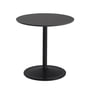 Muuto - Soft Table d'appoint, Ø 48 cm, H 48 cm, noir