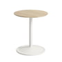 Muuto - Soft Table d'appoint, Ø 41 cm, H 48 cm, chêne / off-white