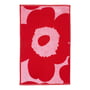 Marimekko - Unikko Serviette d'invité 30 x 50 cm, rose / rouge
