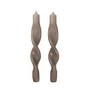 Broste Copenhagen - Twist Bougies, lin (set de 2)