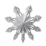 Broste Copenhagen - Christmas Snowflake Pendentif décoratif, Ø 46 cm, argenté