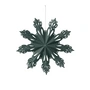 Broste Copenhagen - Christmas Snowflake Pendentif décoratif, Ø 30 cm, forêt profonde