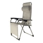 Fiam - Amida Chaise longue relax, aluminium / gris argenté