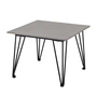 Bloomingville - Mundo Table basse 55 x 55 cm, Béton gris / noir
