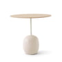 & Tradition - Lato Table d'appoint H 45 cm, 40 x 50 cm, Chêne / Marbre Crema Diva