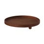 OYOY - Inka Plateau en bois rond Ø 30 cm, foncé