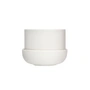 Iittala - Nappula Pot de fleurs avec soucoupe, 170 x 130 mm, blanc