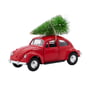 House Doctor - Xmas Cars Voitures décoratives, 12,5 cm / rouge