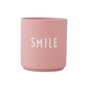 Design Letters - AJ Favourite Tasse en porcelaine, Smile / old rose