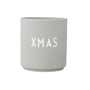 Design Letters - AJ Favourite Tasse en porcelaine, X-Mas / cool gray