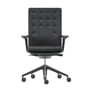 Vitra - Garniture de fauteuil ID, Volo black / basic dark (accoudoirs 2D)