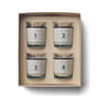 Humdakin - Bougies parfumées de l'Avent, advent calendar (lot de 4)