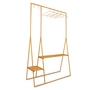 HKliving - Armoire avec porte-manteaux et crochets, ginger orange