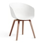 Hay - About A Chair AAC 22, noyer laqué / white 2. 0