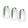 Fermob - Balad Lampe LED rechargeable H 12 cm, cactus (lot de 3)