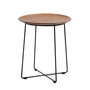 Kartell - Al Wood Coffeetable, noir / hêtre foncé