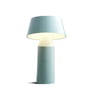 marset - Bicoca Lampe de table LED rechargeable, H 22,5 x Ø 14 cm, bleu clair
