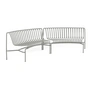 HAY - Palissade Park Dining Bench , In / In (set de 2), sky grey